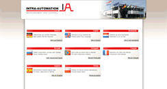 Desktop Screenshot of intra-automation.com