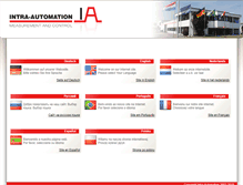 Tablet Screenshot of intra-automation.com